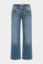 VINTAGE LOW LOOSE JEANS TROUBLED WATER