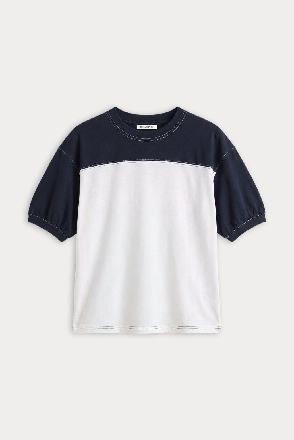 THE COLORBLOCK GYM TEE NAVY WITH CHALK