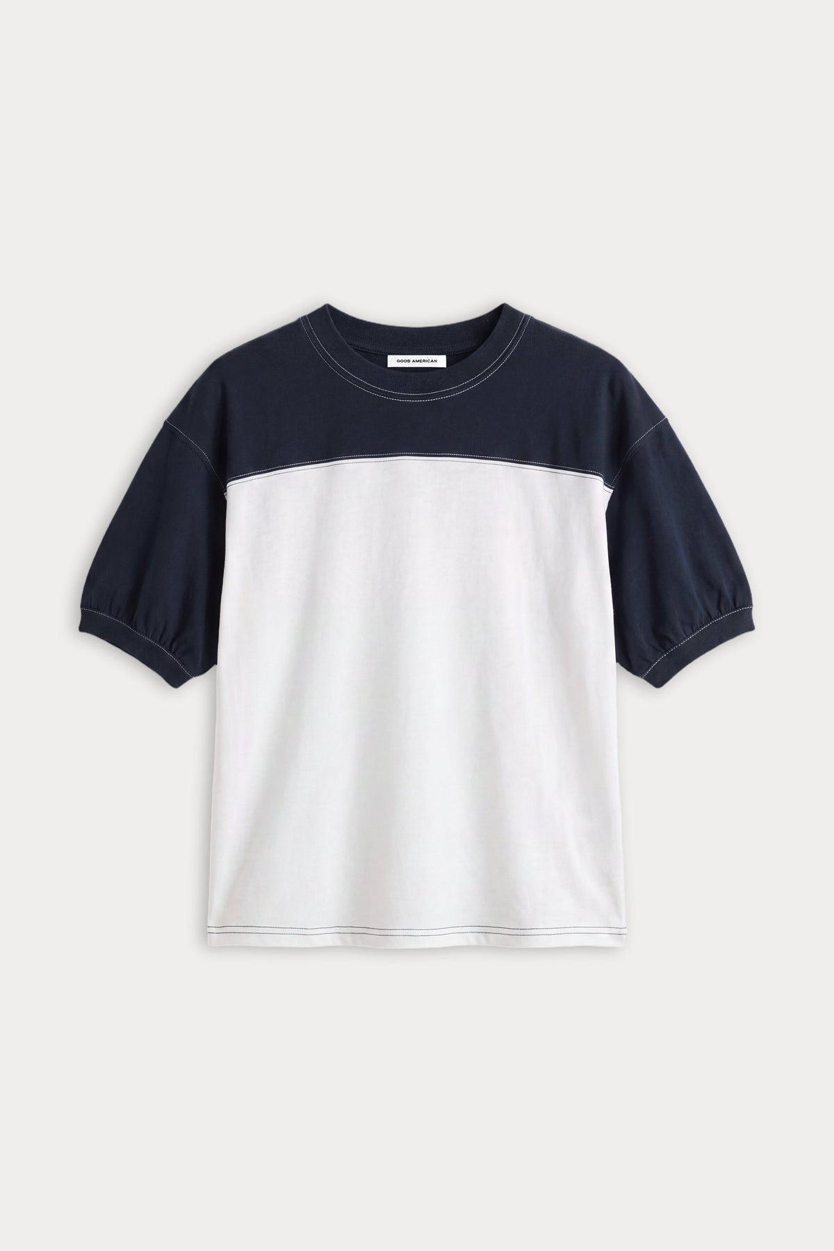 THE COLORBLOCK GYM TEE NAVY WITH CHALK